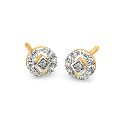 Jazz up in Cutouts Diamond Earrings