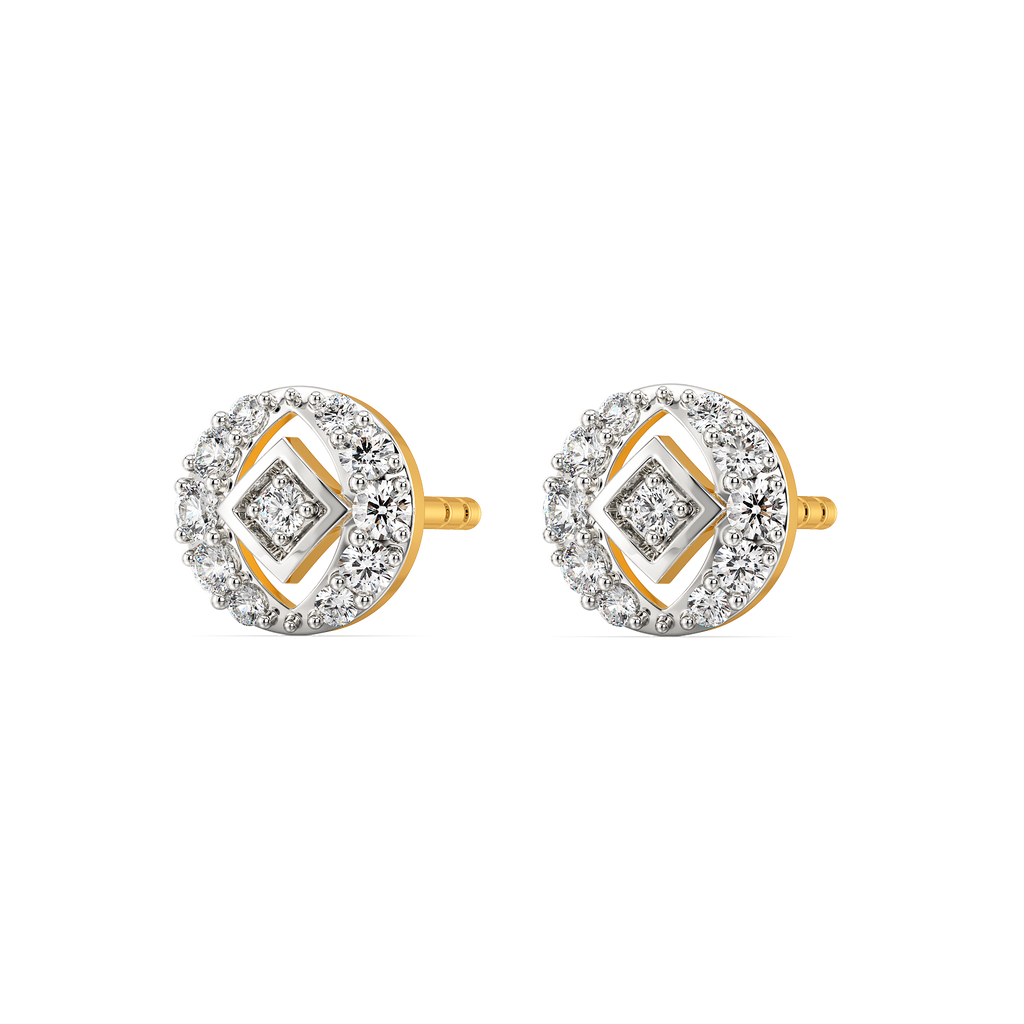 Jazz up in Cutouts Diamond Earrings