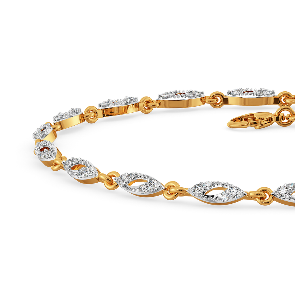 Playful Cutouts Diamond Bracelets