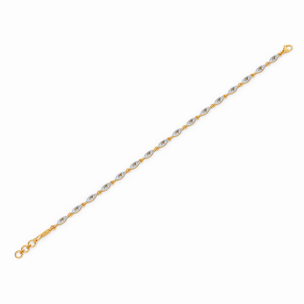 Playful Cutouts Diamond Bracelets