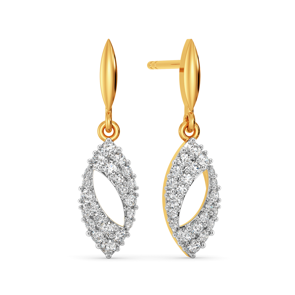Playful Cutouts Diamond Earrings