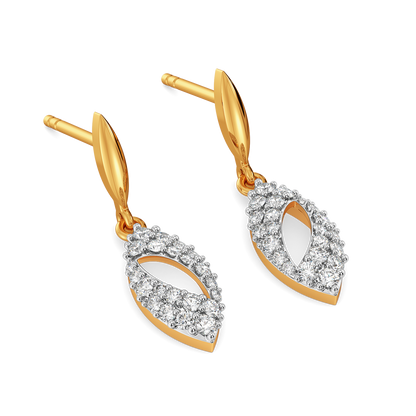 Playful Cutouts Diamond Earrings