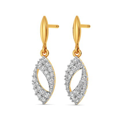 Playful Cutouts Diamond Earrings