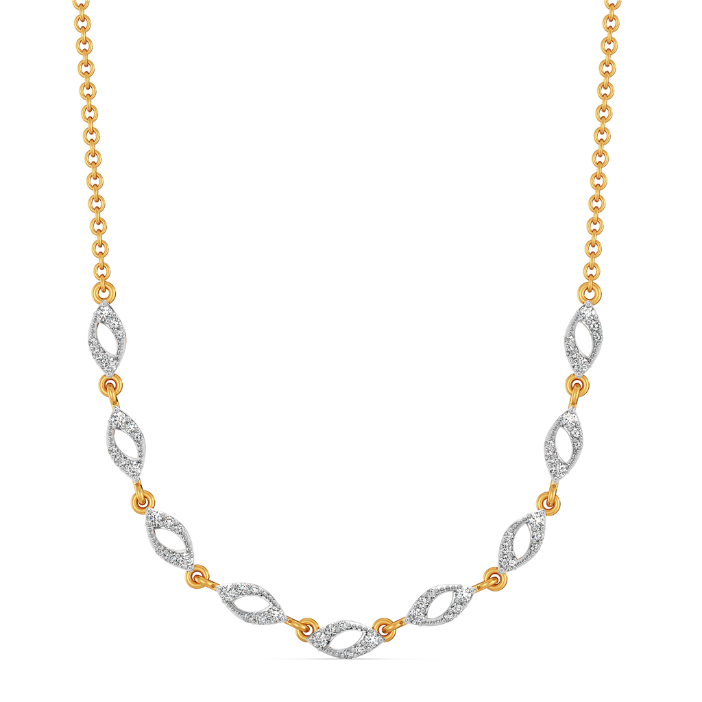 Playful Cutouts Diamond Necklaces