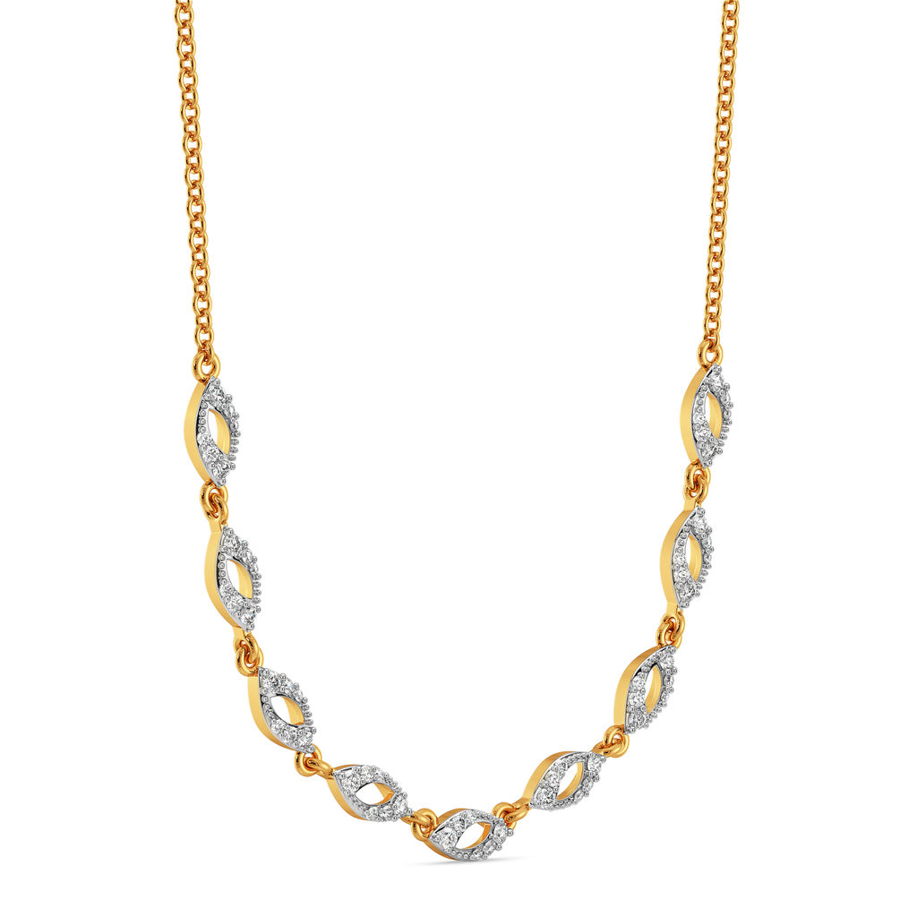 Playful Cutouts Diamond Necklaces