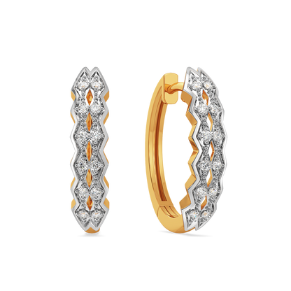 Saly in Cutouts Diamond Earrings