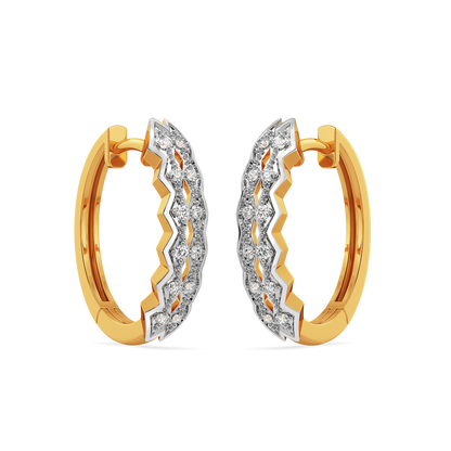 Saly in Cutouts Diamond Earrings