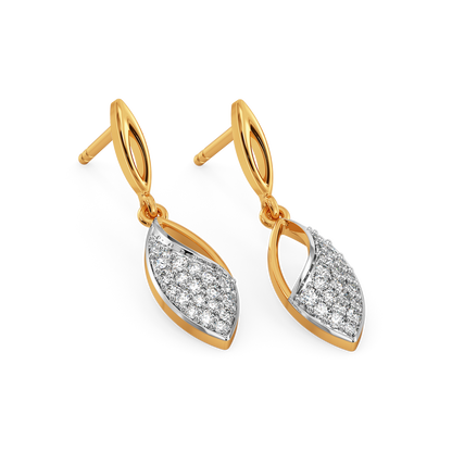 Call out Cutouts Diamond Earrings