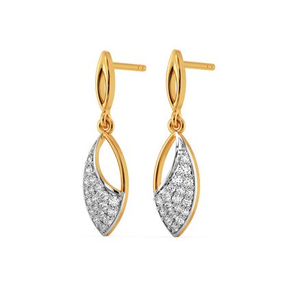 Call out Cutouts Diamond Earrings