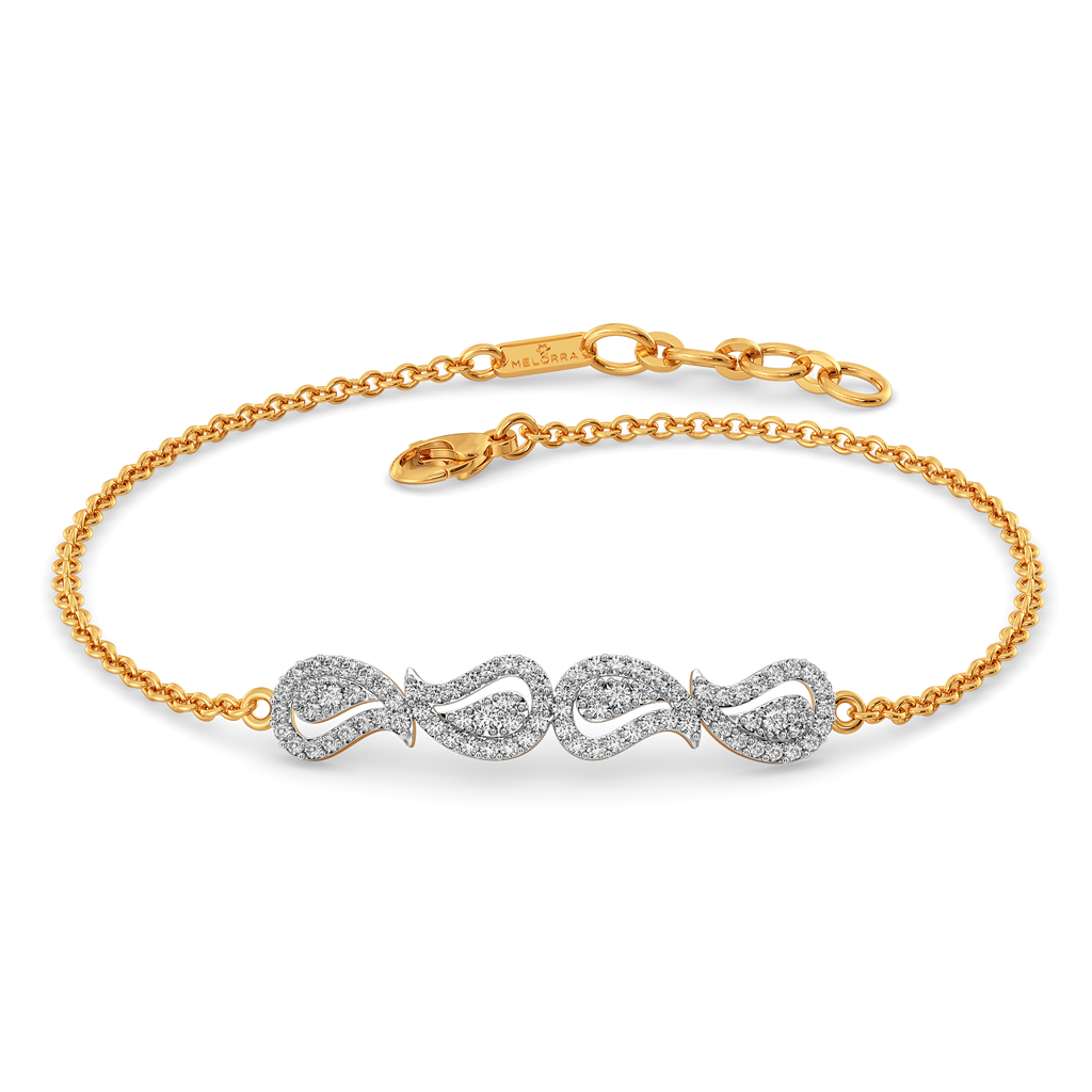 Swirling in Paisleys Diamond Bracelets