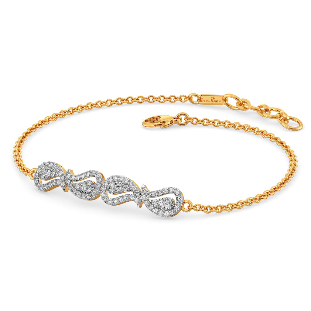 Swirling in Paisleys Diamond Bracelets