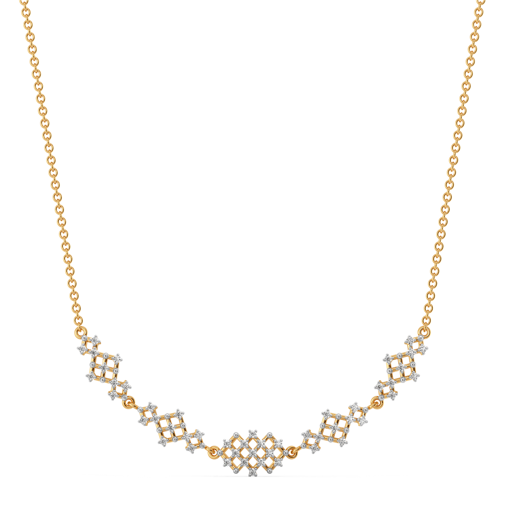 Mesh Match Diamond Necklaces