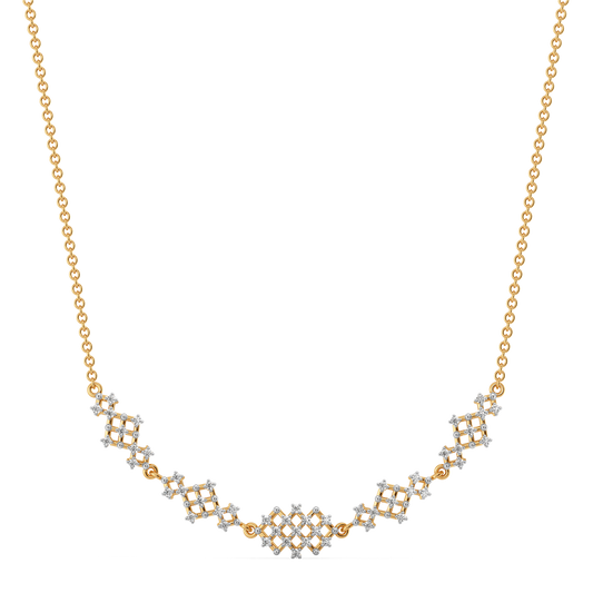 Mesh Match Diamond Necklaces