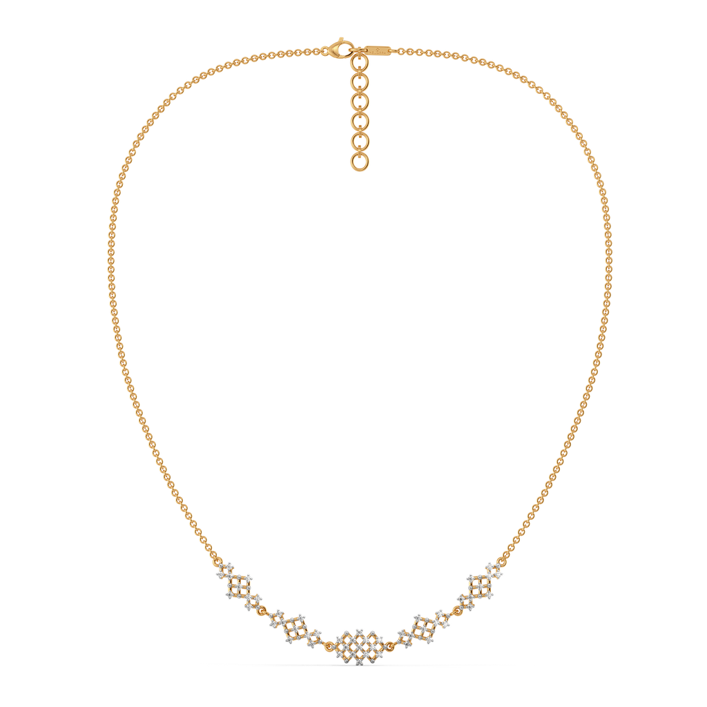 Mesh Match Diamond Necklaces