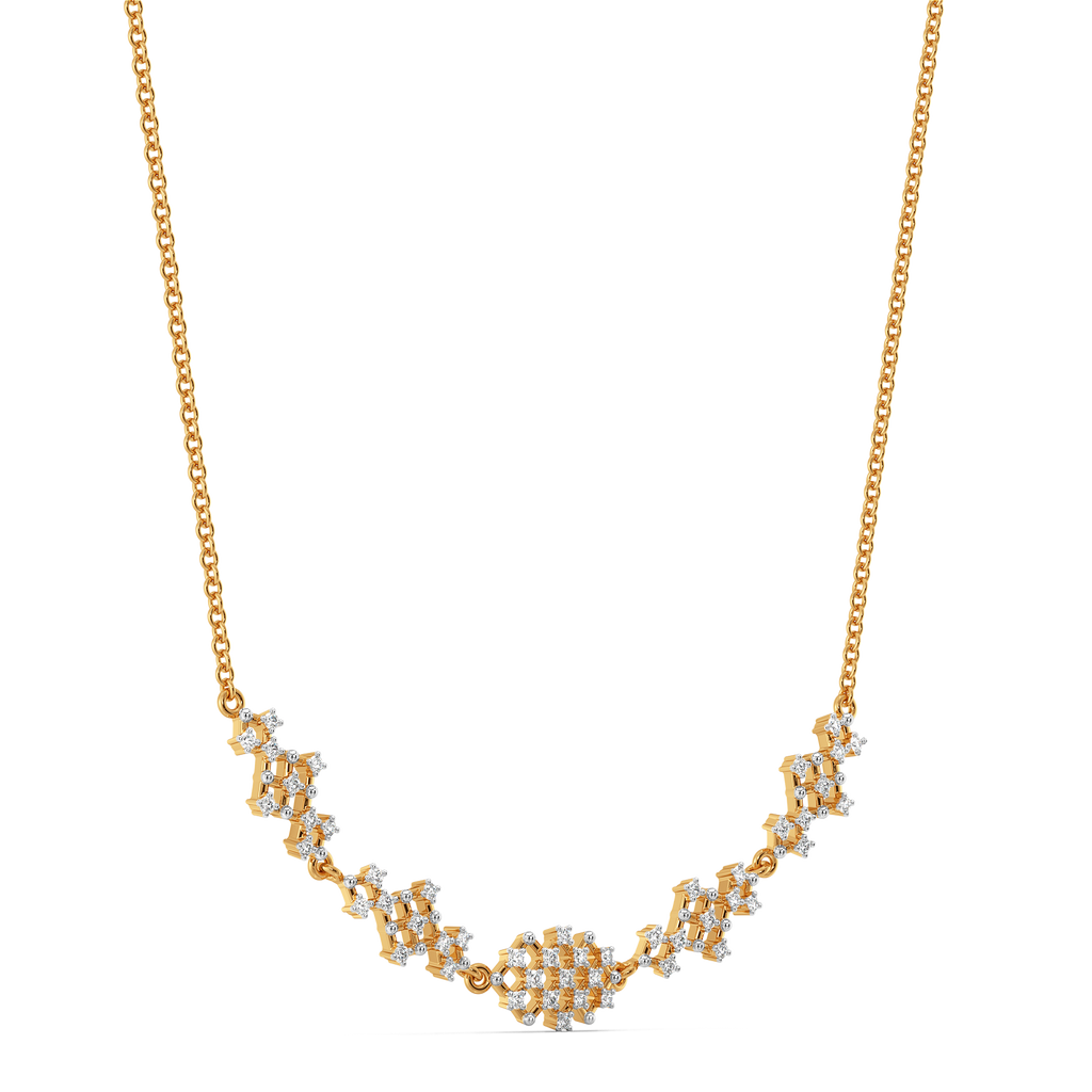 Mesh Match Diamond Necklaces