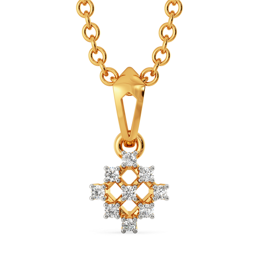 Mesh Match Diamond Pendants