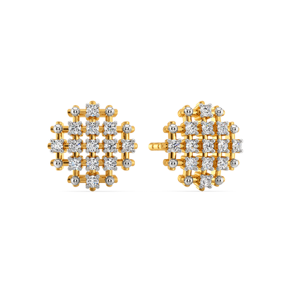 Not Just a Weave Diamond Earrings