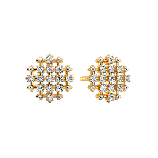 Not Just a Weave Diamond Earrings