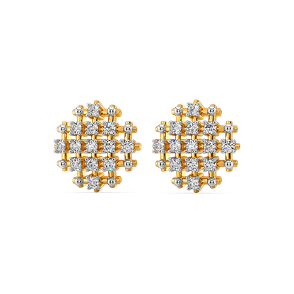 Not Just a Weave Diamond Earrings