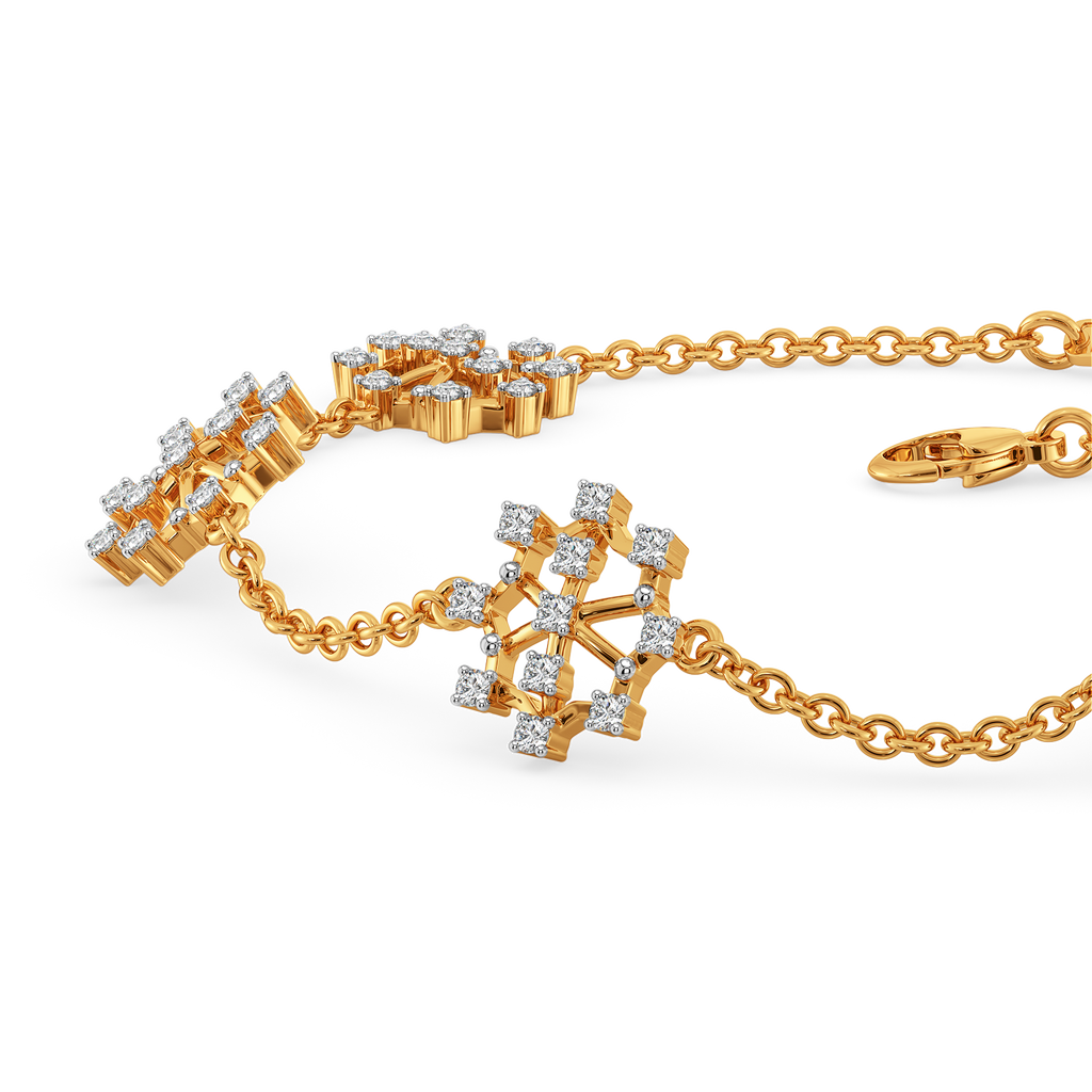 Fun with Mesh Diamond Bracelets