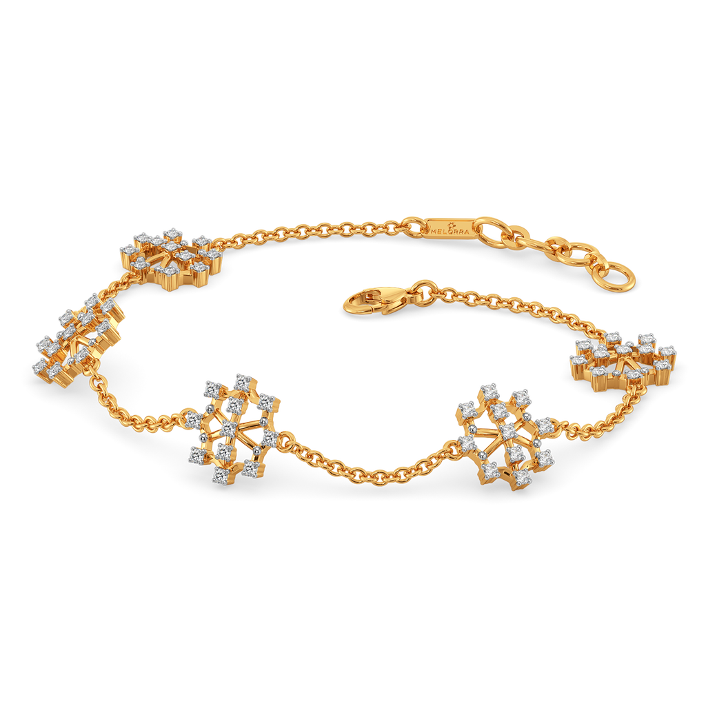 Fun with Mesh Diamond Bracelets