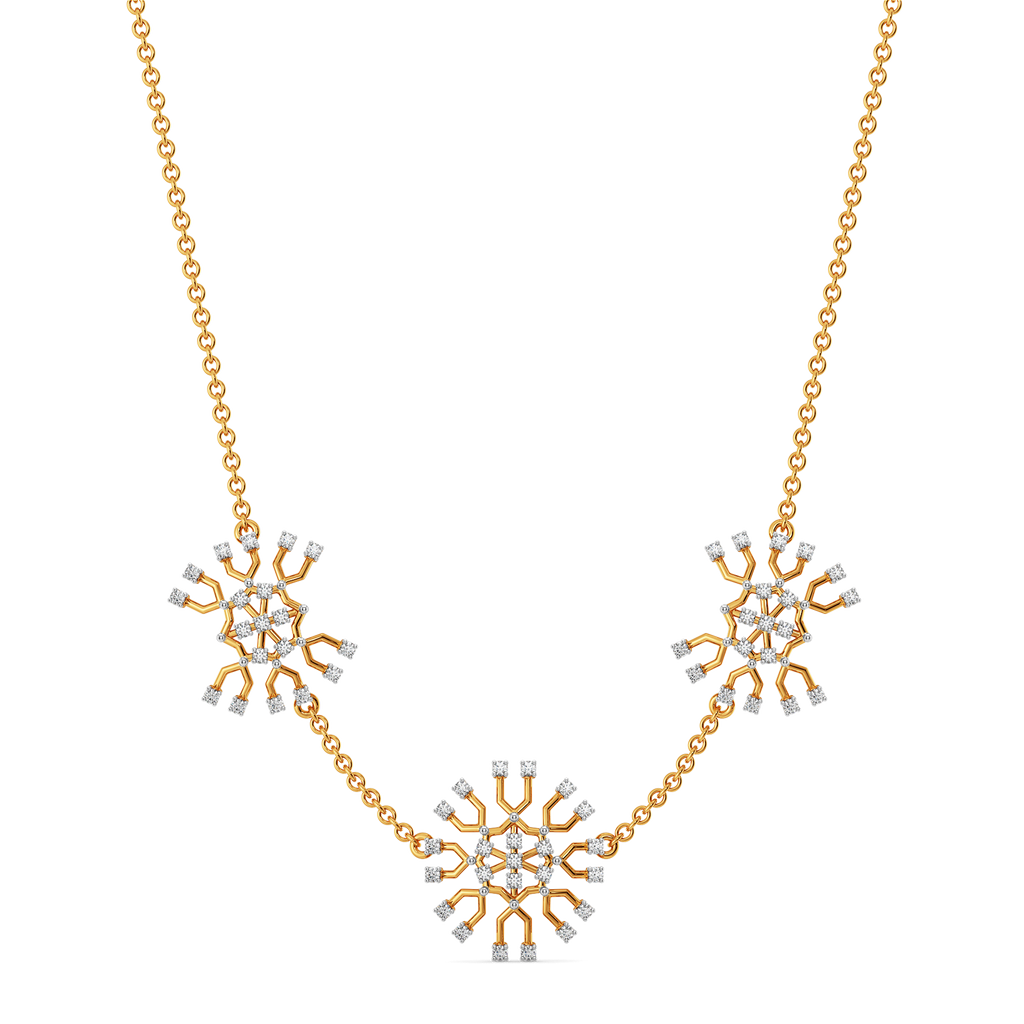 Fun with Mesh Diamond Necklaces