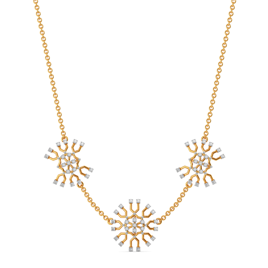 Fun with Mesh Diamond Necklaces
