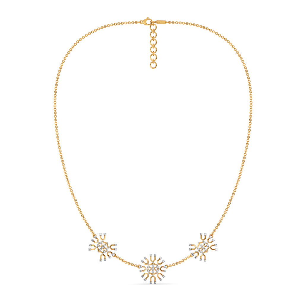 Fun with Mesh Diamond Necklaces