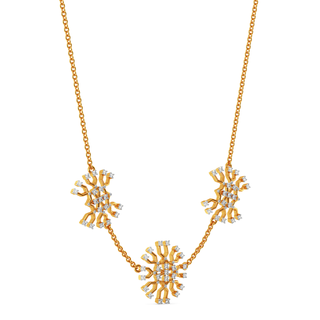 Fun with Mesh Diamond Necklaces