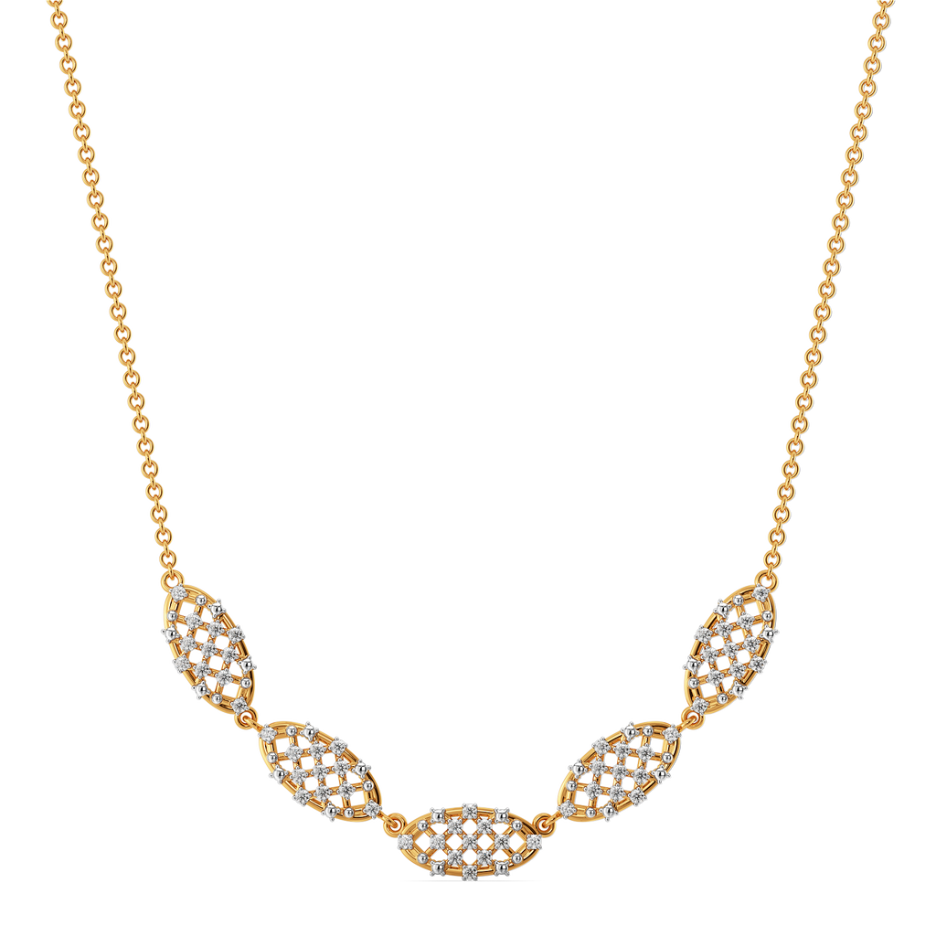 Just Meshing Around Diamond Necklaces