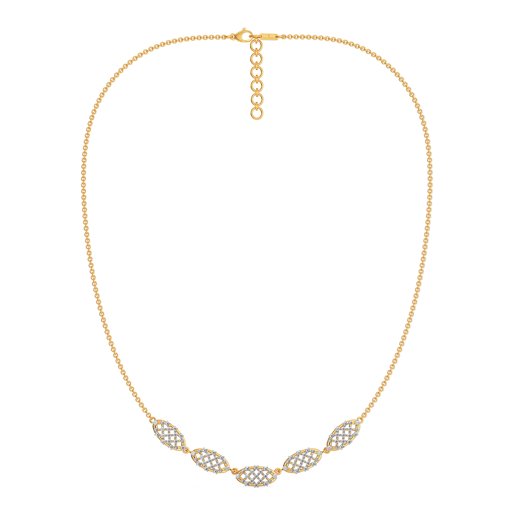 Just Meshing Around Diamond Necklaces