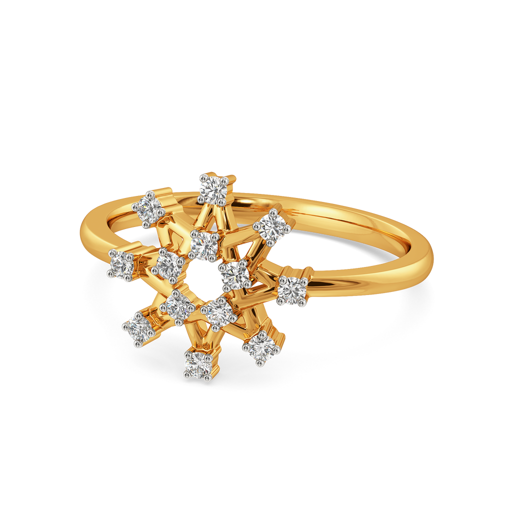 Mesh and Mingle Diamond Rings