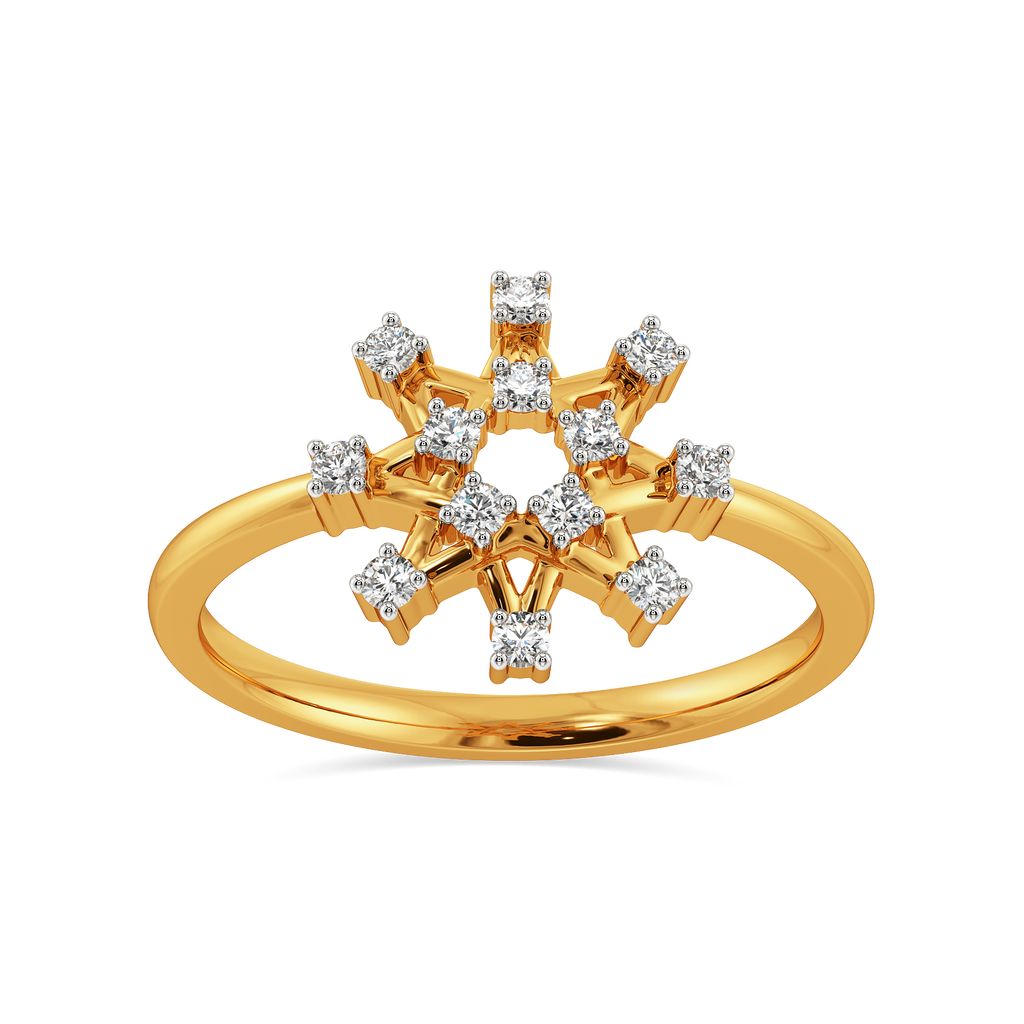 Mesh and Mingle Diamond Rings