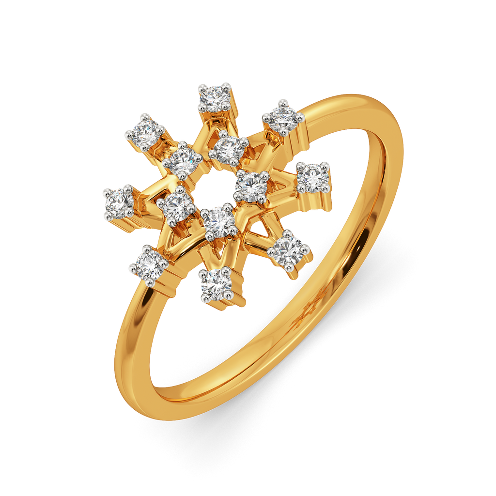 Mesh and Mingle Diamond Rings