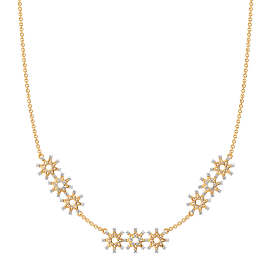 Mesh and Mingle Diamond Necklaces