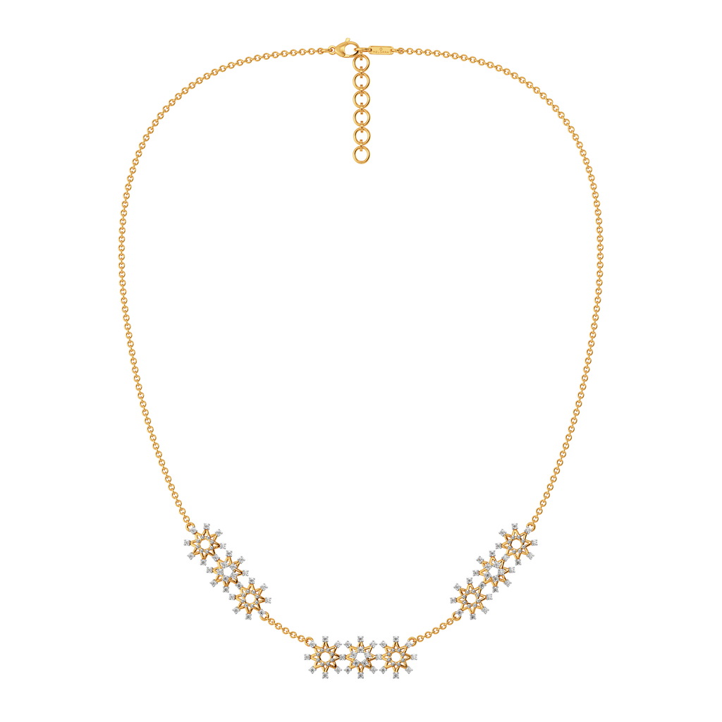 Mesh and Mingle Diamond Necklaces