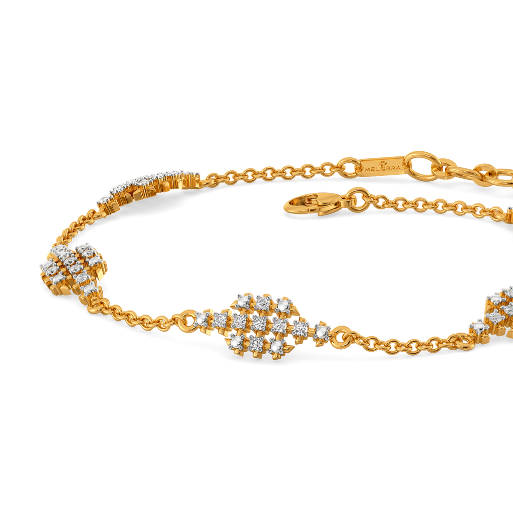 Mesh Vibes Only  Diamond Bracelets