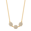 Mesh Vibes Only  Diamond Necklaces