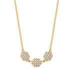 Mesh Vibes Only  Diamond Necklaces