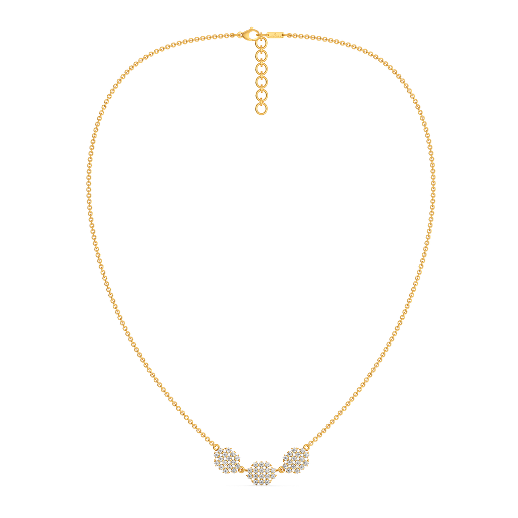 Mesh Vibes Only  Diamond Necklaces