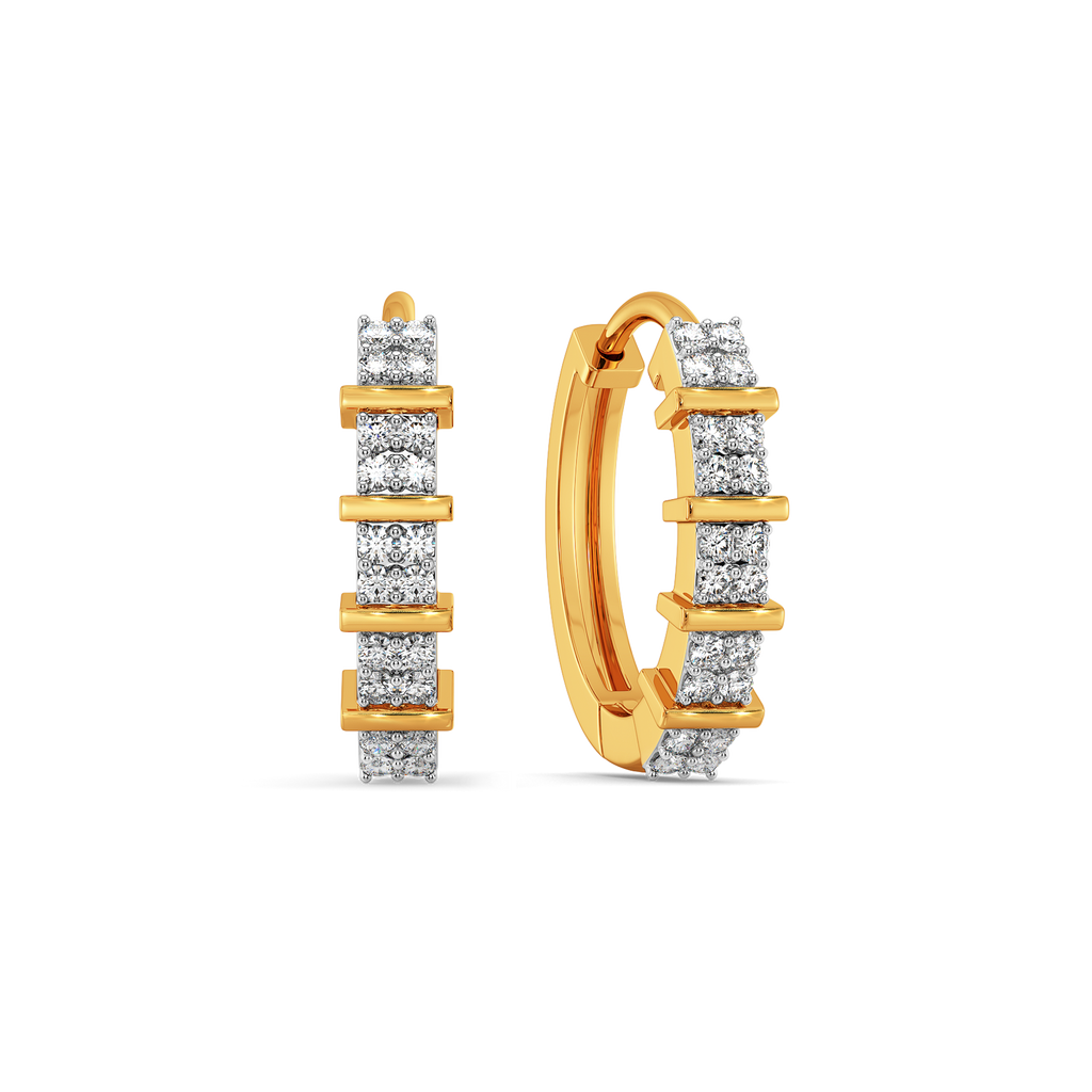 Plaid Perfect Diamond Earrings