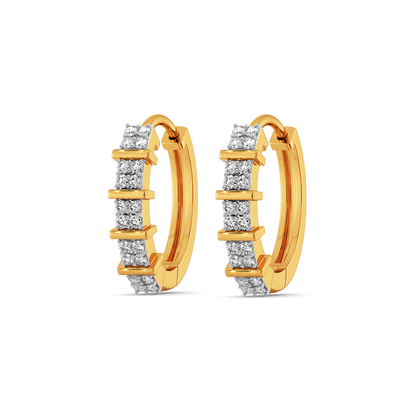 Plaid Perfect Diamond Earrings