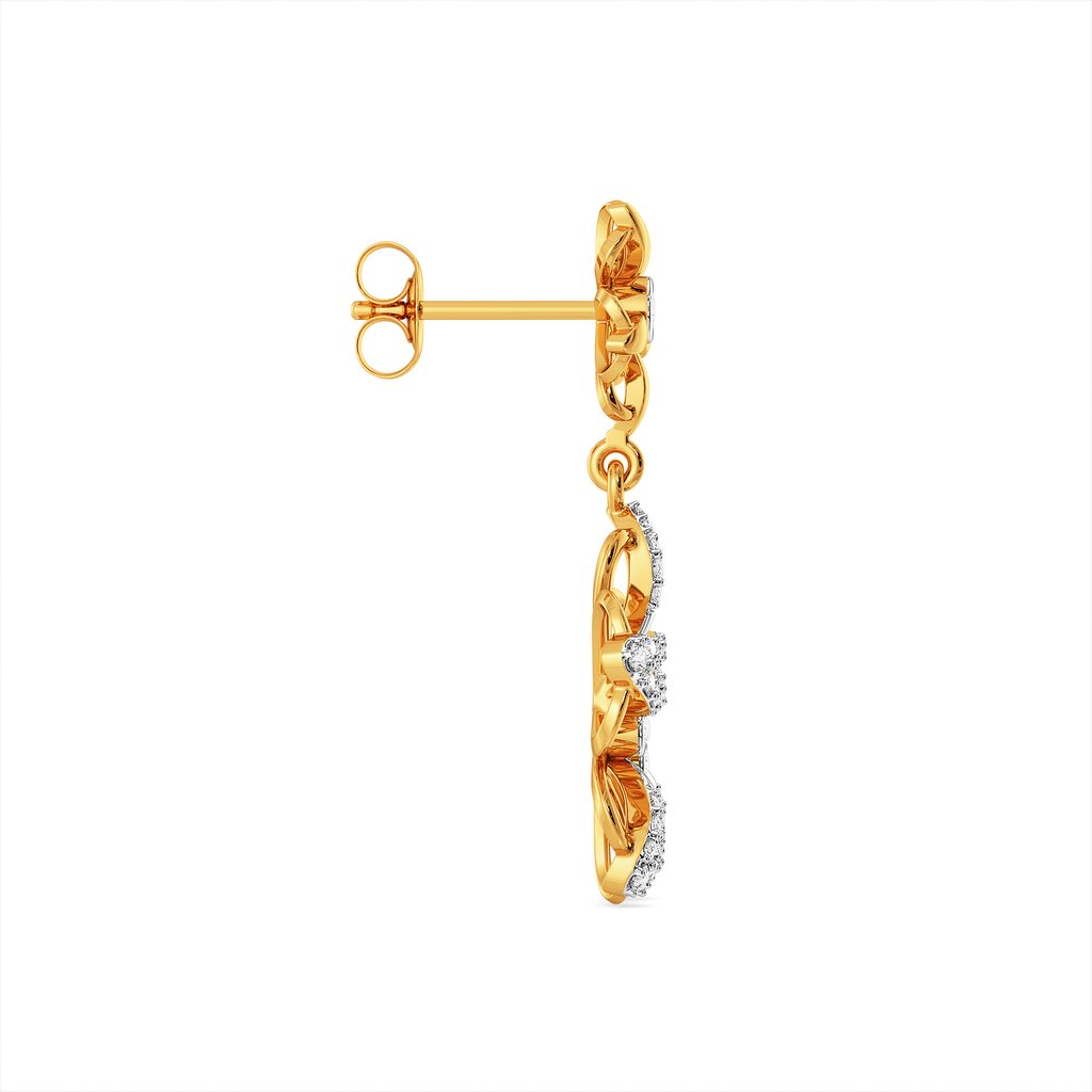 Feeling Floral and Fabulous Diamond Earrings