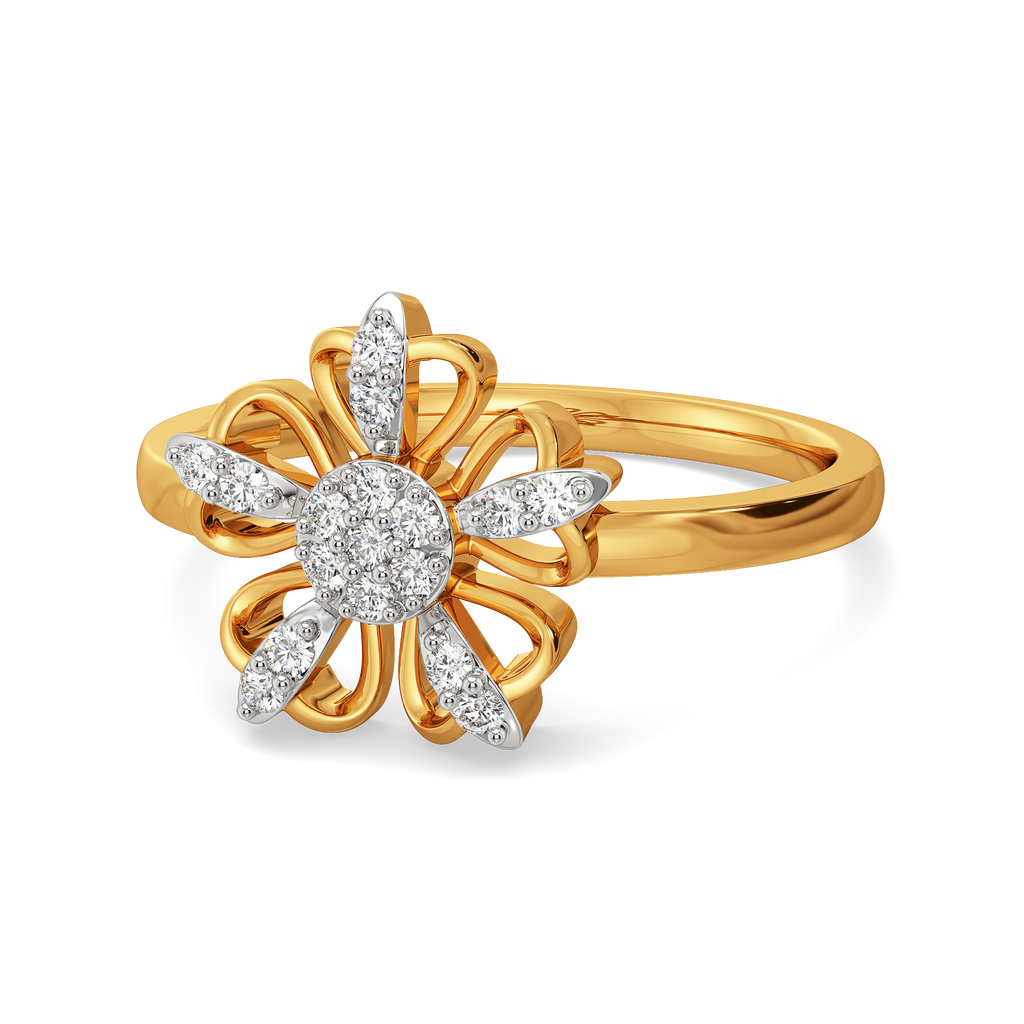 Feeling Floral and Fabulous Diamond Rings