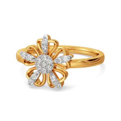 Feeling Floral and Fabulous Diamond Rings