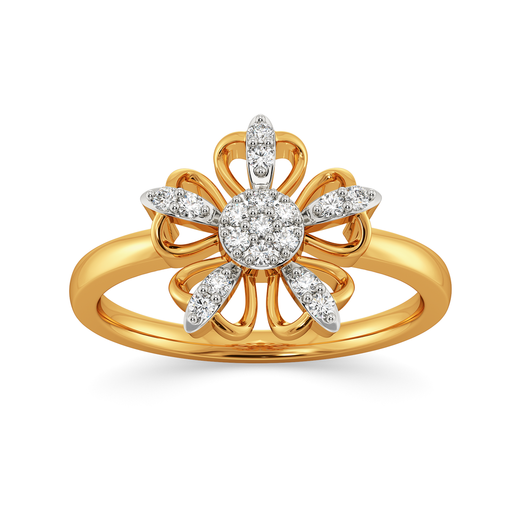 Feeling Floral and Fabulous Diamond Rings