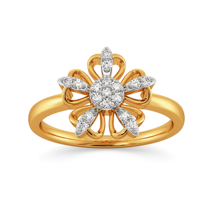 Feeling Floral and Fabulous Diamond Rings