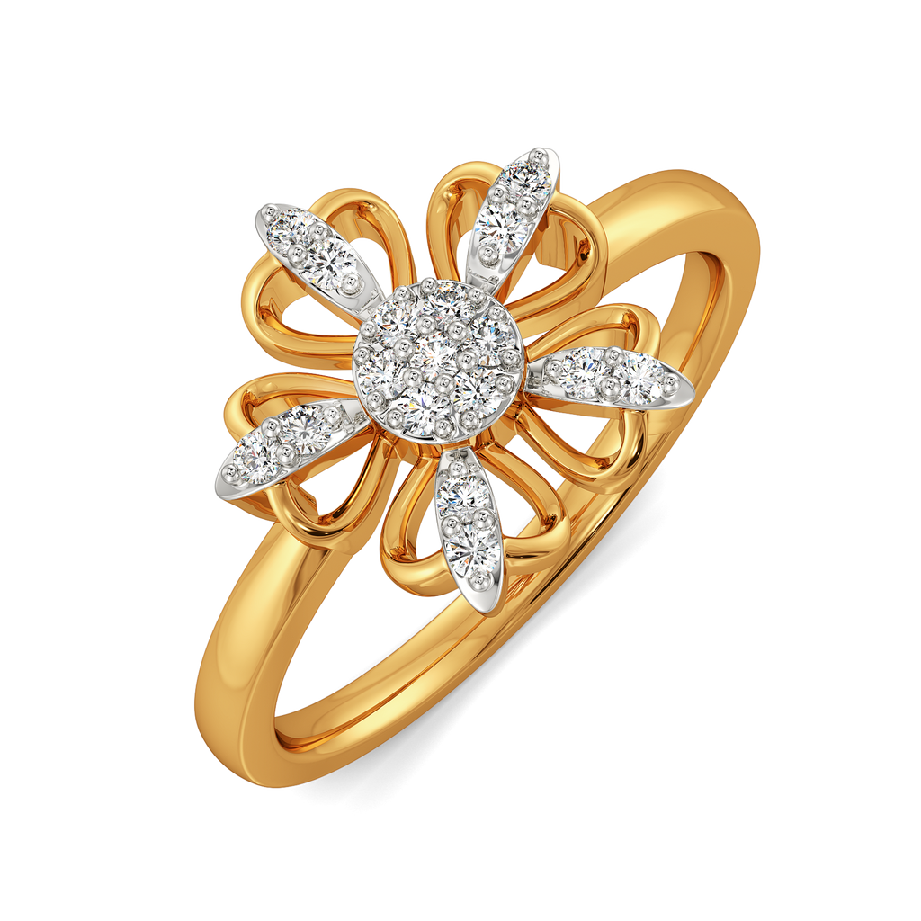 Feeling Floral and Fabulous Diamond Rings