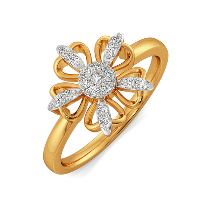 Feeling Floral and Fabulous Diamond Rings