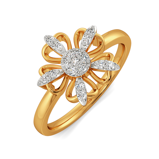 Feeling Floral and Fabulous Diamond Rings